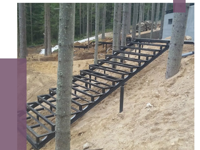 Монтаж металлических лестниц в Шебекине от 13490 руб. 