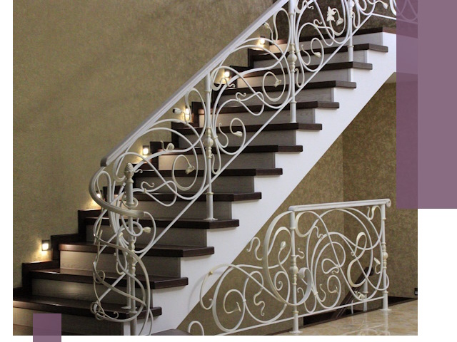 Кованые лестницы под ключ в Шебекине — изготовление и монтаж