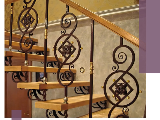 Изготовление кованых лестниц под ключ в Шебекине