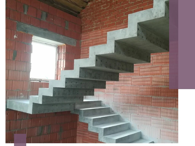 Бетонные лестницы под ключ в Шебекине: монтаж, демонтаж, ремонт