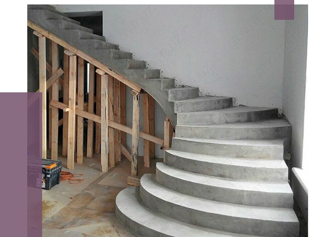 Изготовление бетонных лестниц под ключ в Шебекине от 19853 руб. | ПРОЛЁТ-Шбк