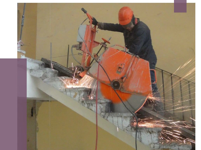 Демонтаж бетонных лестниц в Шебекине от 4581 руб. за м2 | ПРОЛЁТ-Шбк