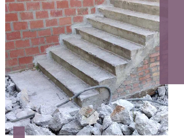 Демонтаж бетонных лестниц в Шебекине: быстро и безопасно