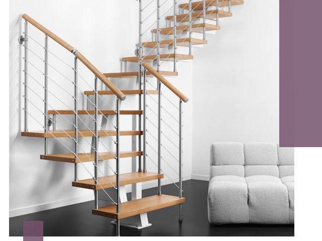 Модульные лестницы под ключ в Шебекине — монтаж и изготовление