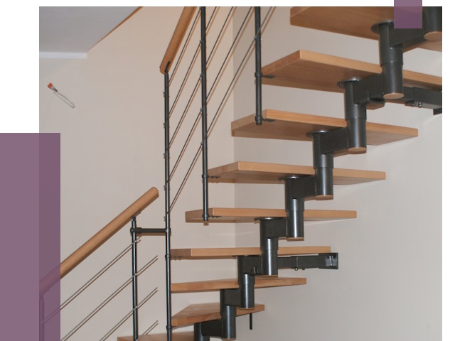 Изготовление модульных лестниц в Шебекине от 11454 руб. 