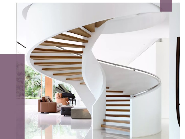 Винтовые лестницы в Шебекине под ключ от 48360 руб. | ПРОЛЁТ-Шбк