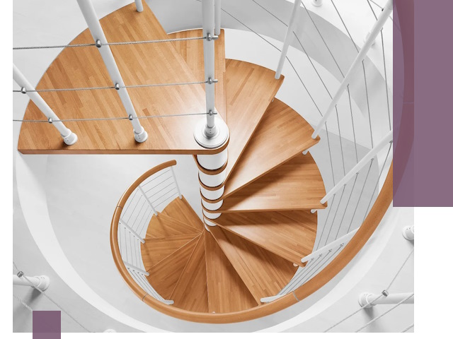 Изготовление винтовых лестниц под ключ в Шебекине