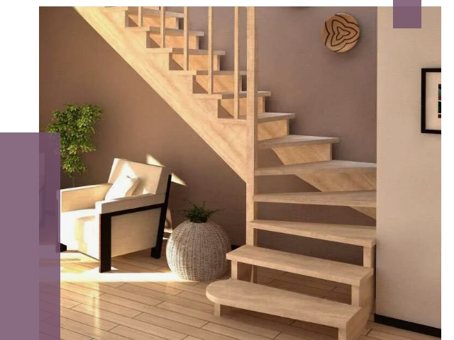 Изготовление Г-образных лестниц в Шебекине от 18835 руб. 