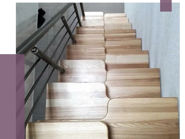 Лестницы гусиный шаг в Шебекине от 12981 руб. под ключ | ПРОЛЁТ-Шбк