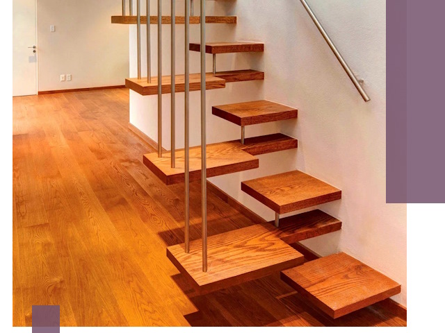 Лестницы «гусиный шаг» на заказ в Шебекине для узких пространств