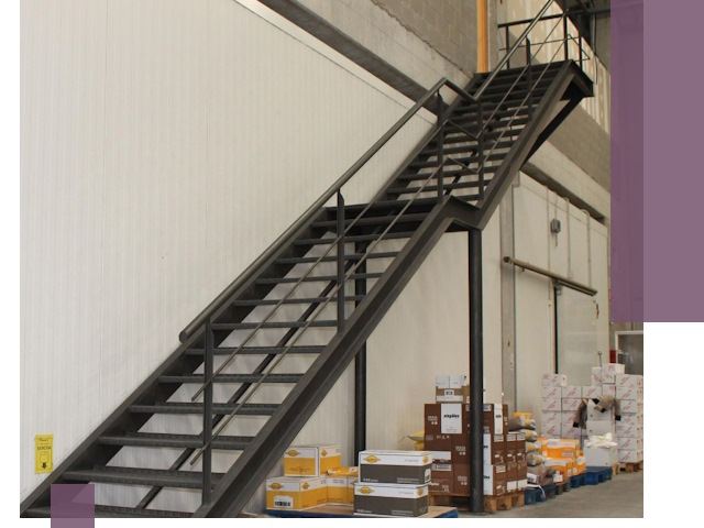 Лестницы для производства в Шебекине — изготовление и монтаж