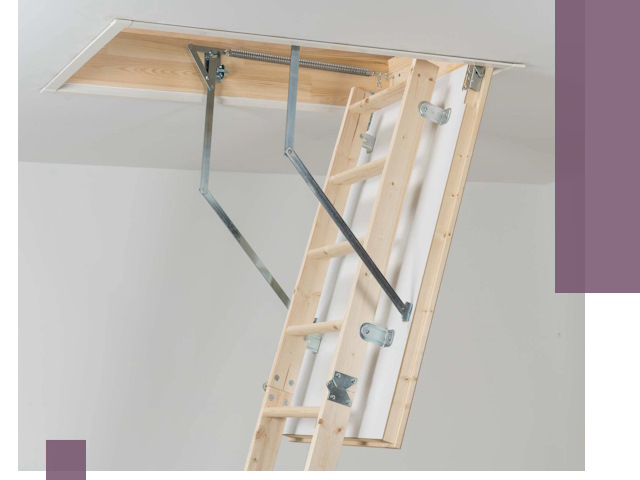 Установка чердачной лестницы под ключ в Шебекине