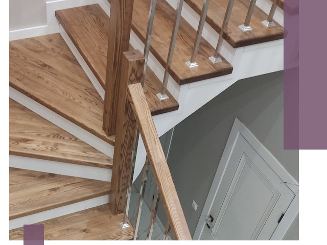 Обшивка металлических лестниц под ключ в Шебекине