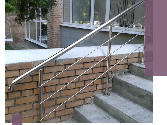 Перила из нержавеющей стали высокого качества в Шебекине