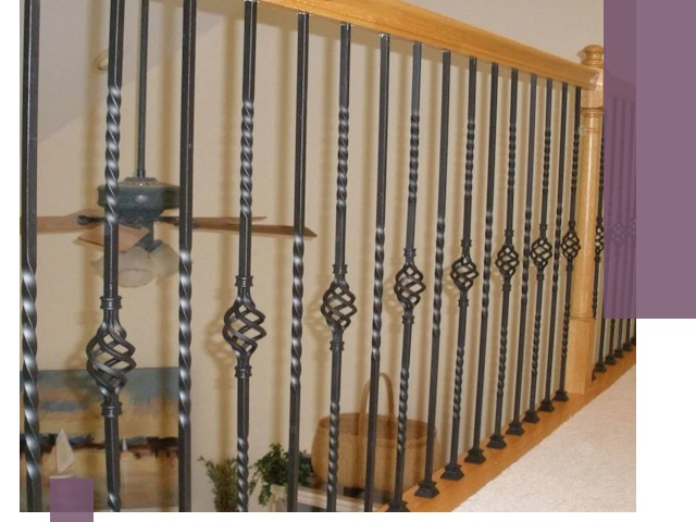 Изготовление и монтаж кованных перил в Шебекине под ключ
