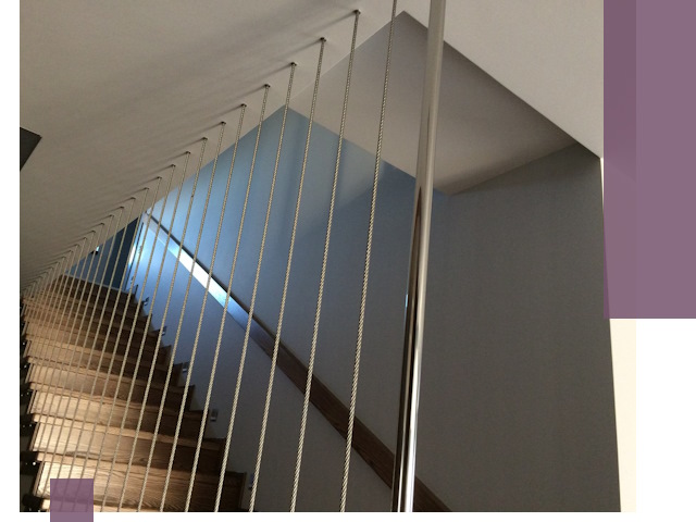 Тросовые перила под ключ в Шебекине — производство и монтаж