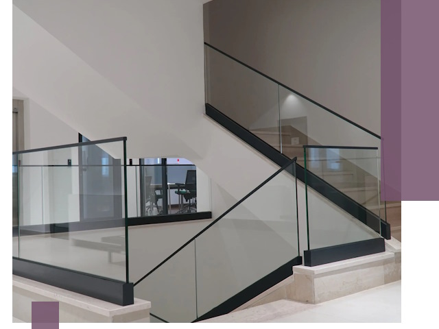 Стеклянные перила премиум-класса с установкой в Шебекине