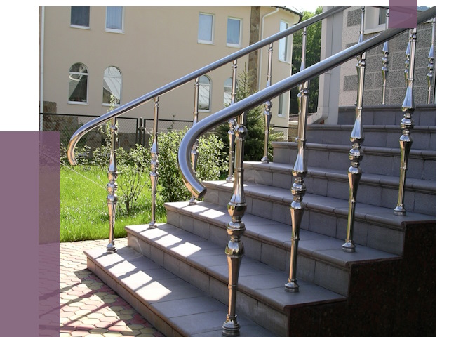 Перила для крыльца в Шебекине от 10690 руб. — монтаж ПРОЛЁТ-Шбк