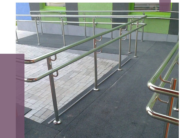 Ограждения пандусов в Шебекине от 4327 руб. монтаж | ПРОЛЁТ-Шбк