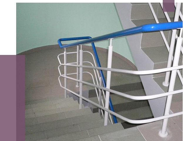 Перила в подъезде в Шебекине — установка и замена от 7381 руб. | ПРОЛЁТ-Шбк