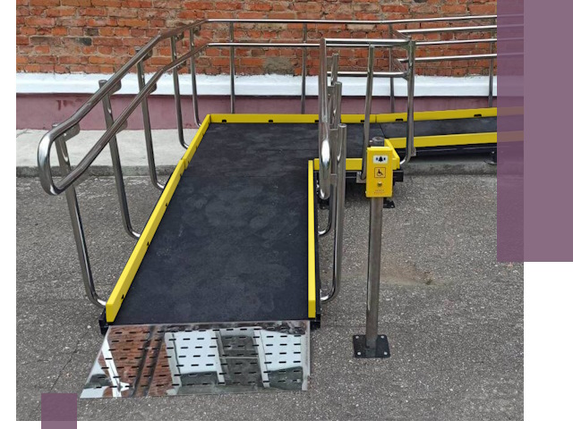 Изготовление наклонных пандусов для инвалидов в Шебекине