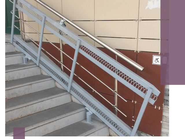 Изготовление откидных пандусов под ключ в Шебекине