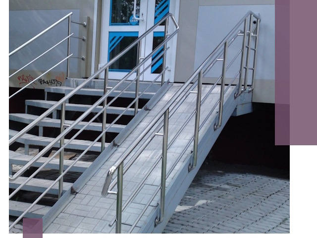 Пандус на крыльцо под ключ в Шебекине: монтаж и изготовление