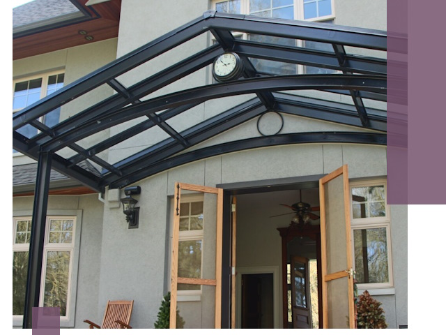 Изготовление и монтаж навесов и козырьков в Шебекине