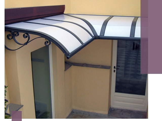 Монтаж козырьков любой сложности в Шебекине под ключ