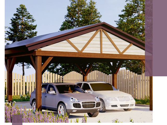 Навесы для автомобиля в Шебекине — изготовление и монтаж