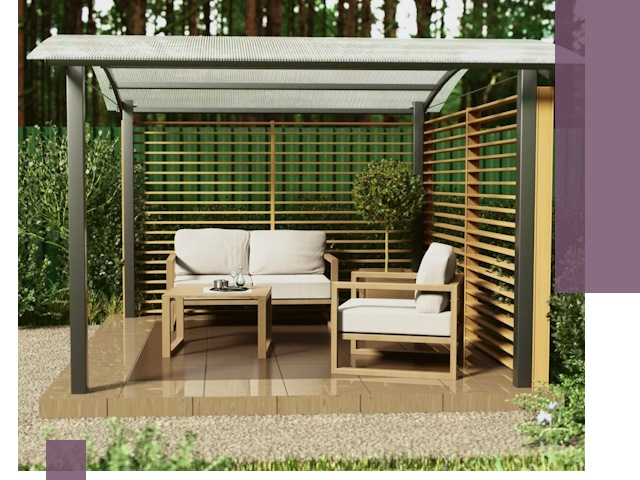 Навесы для дачи в Шебекине: изготовление, монтаж и демонтаж