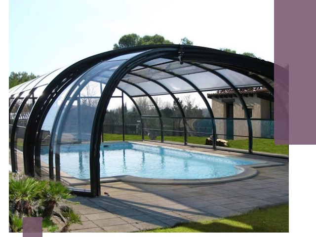 Навесы для бассейна в Шебекине: изготовление и монтаж под ключ