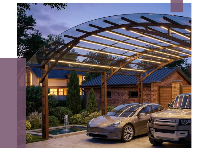 Металлические навесы в Шебекине от 12624 руб. под ключ — ПРОЛЁТ-Шбк