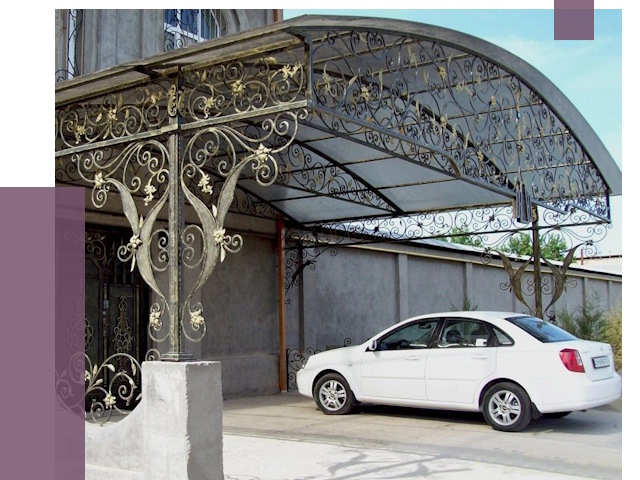 Кованые навесы в Шебекине от 14508 руб. | ПРОЛЁТ-Шбк