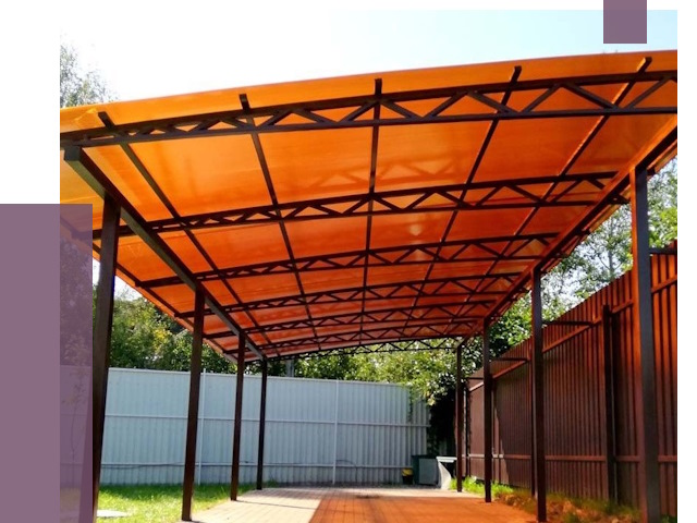 Односкатные навесы под ключ в Шебекине от 13083 руб. 