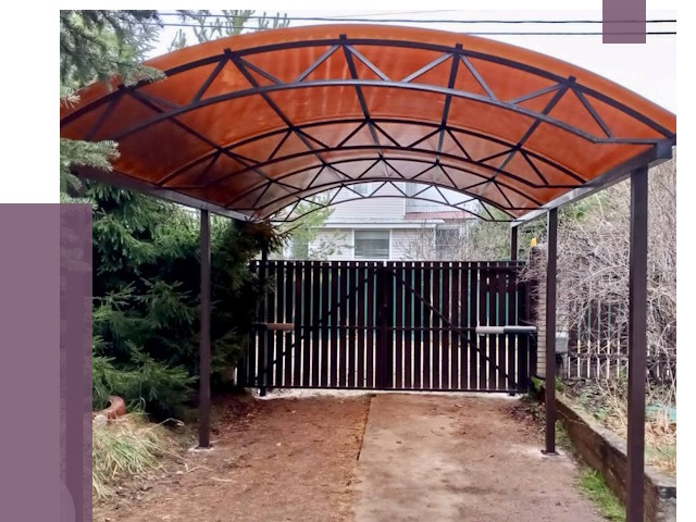 Арочные навесы в Шебекине от 12675 руб. — изготовление и монтаж | ПРОЛЁТ-Шбк