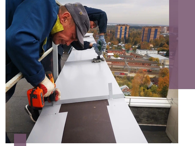 Монтаж парапетов в Шебекине — установка прочных металлических ограждений