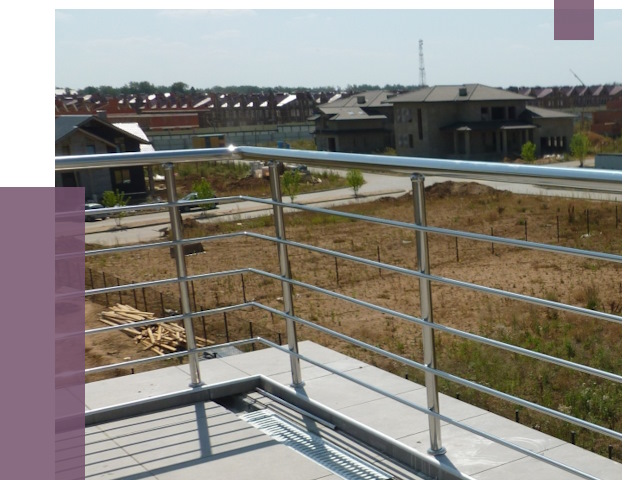 Парапеты из нержавеющей стали в Шебекине от 7941 руб. за м² | ПРОЛЁТ-Шбк