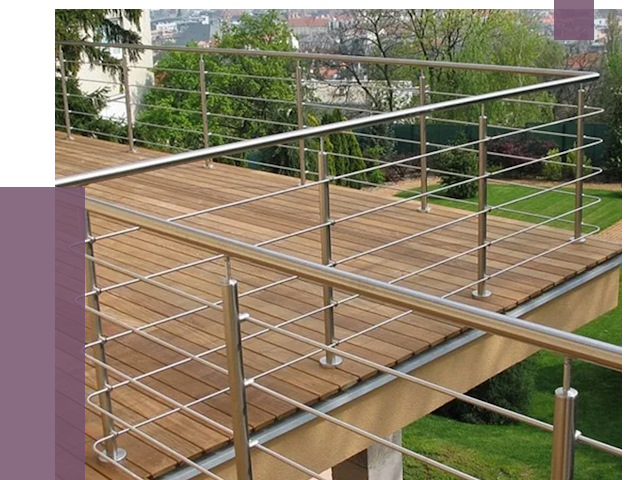 Алюминиевые парапеты в Шебекине под ключ от 7738 руб. 