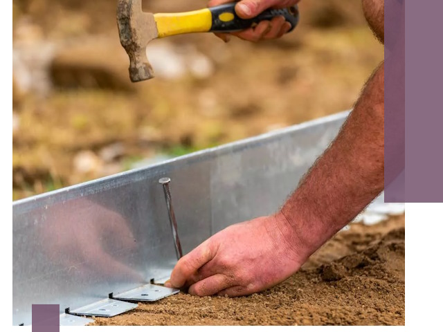 Монтаж металлических бордюров в Шебекине быстро и качественно