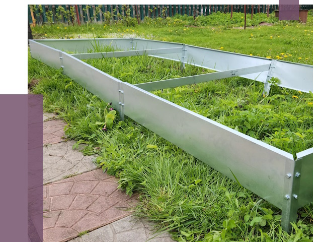 Металлические бордюры для грядок в Шебекине от 1782 руб. 