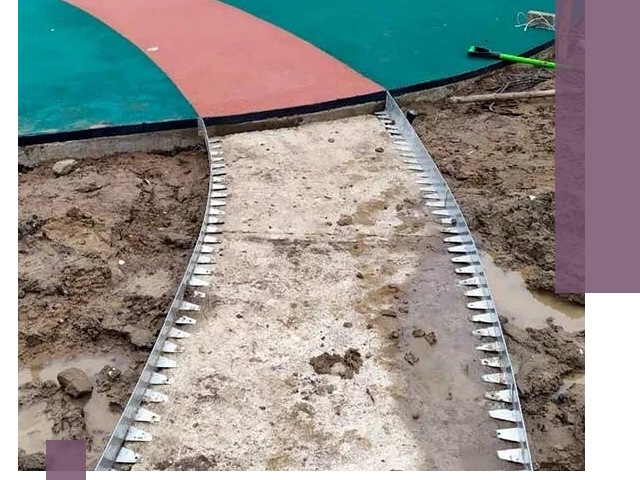 Металлические бордюры для дорожек в Шебекине — монтаж и изготовление