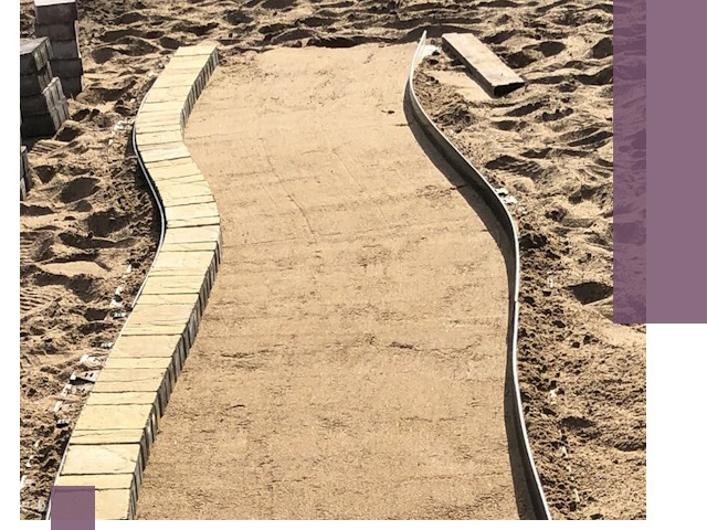 Металлические бордюры для тротуаров в Шебекине — прочные и долговечные