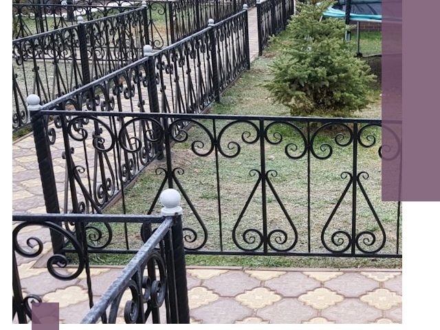 Кованые газонные ограждения под ключ в Шебекине