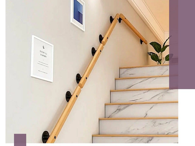 Поручни металлические и деревянные под ключ в Шебекине